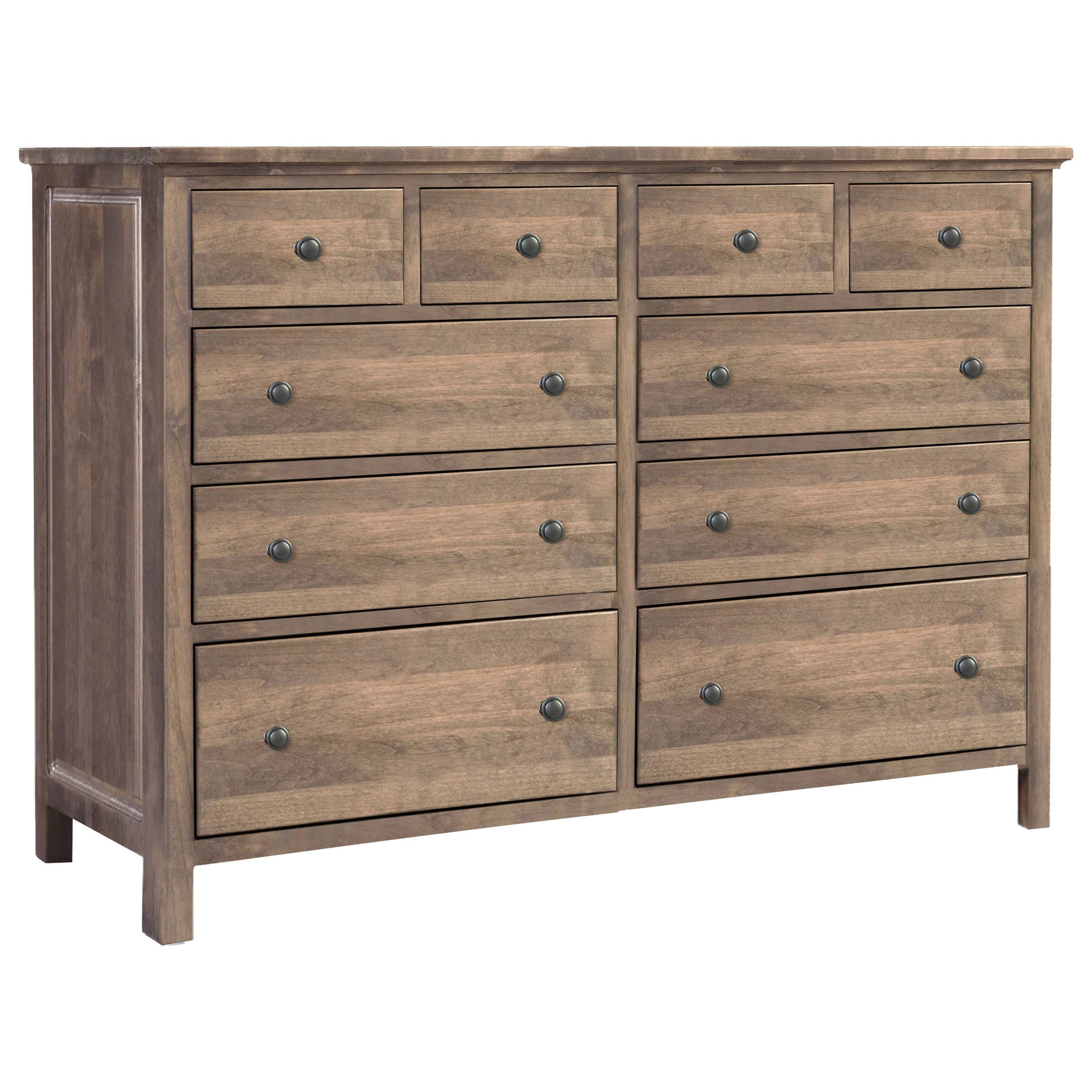 Archbold Furniture Heritage American Made 10 Drawer Dresser Novello